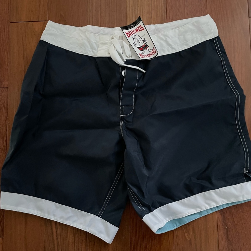 Birdwell Beach Britches 312 Limited Edition White Tip Board Shorts Size 33